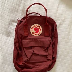 Fjallraven Kanken Burgundy Mini Backpack